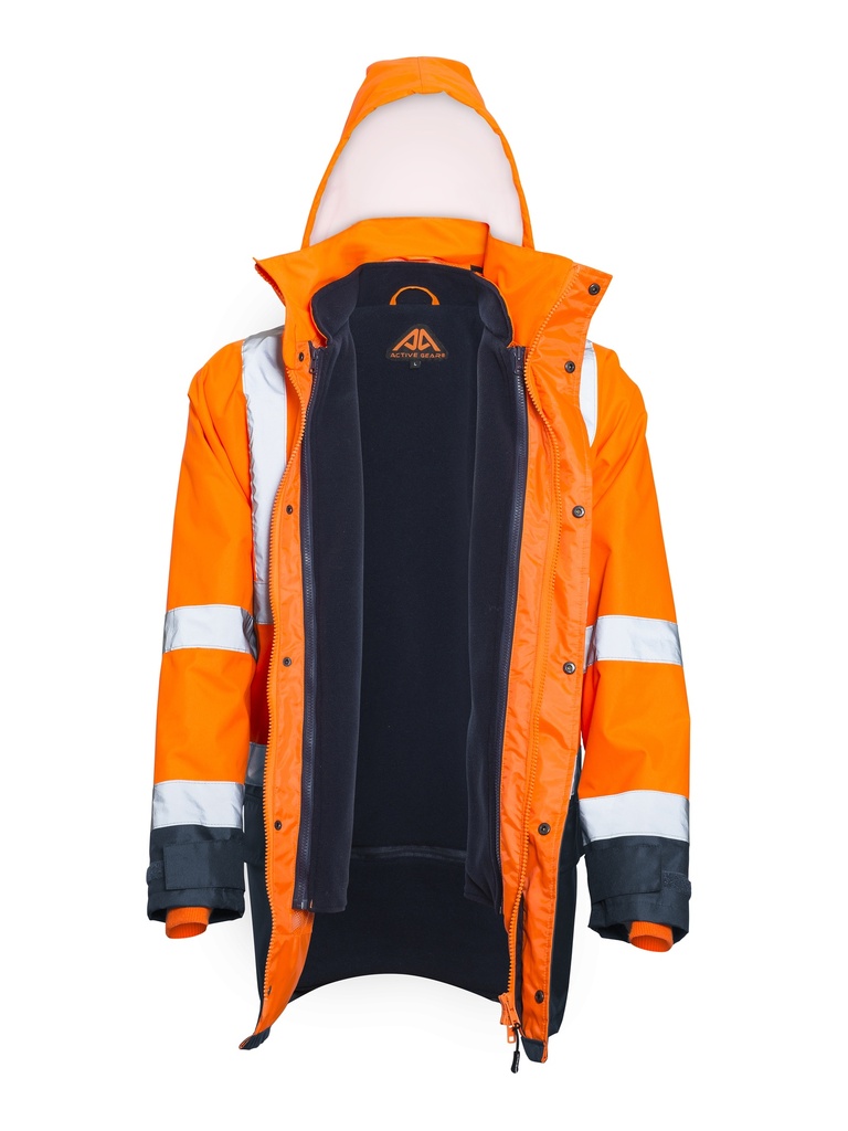 REFLECT HV 5IN1 Parka Orange/Navy | ACTIVE GEAR
